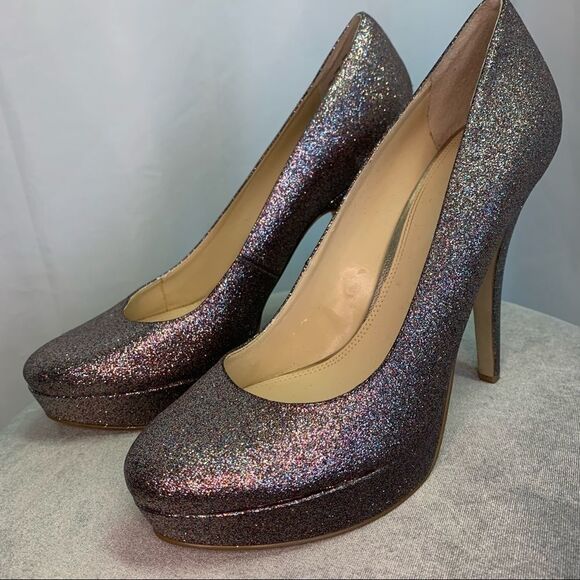 Enzo Angiolini Glitter multicoloured High Heels 10 - Picture 8 of 8